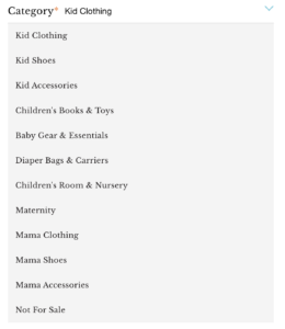 items you can sell on kidizen